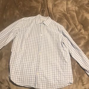 Banana Republic Blue & White checkered shirt